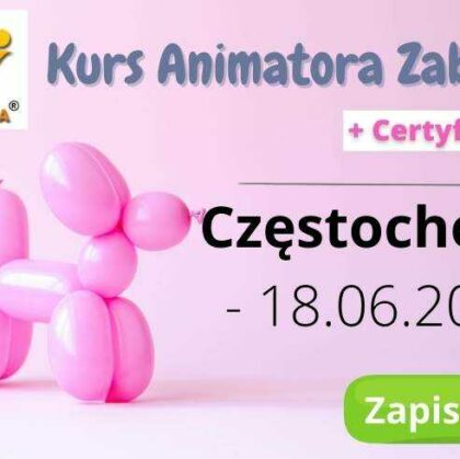 Kurs Animatora Zabaw dla Dzieci Częstochowa – 18.06.2023