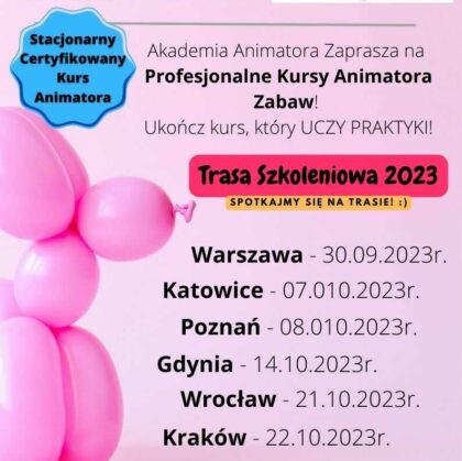 Kurs Animatora 2023 – Zapisz się na Kurs Animatora