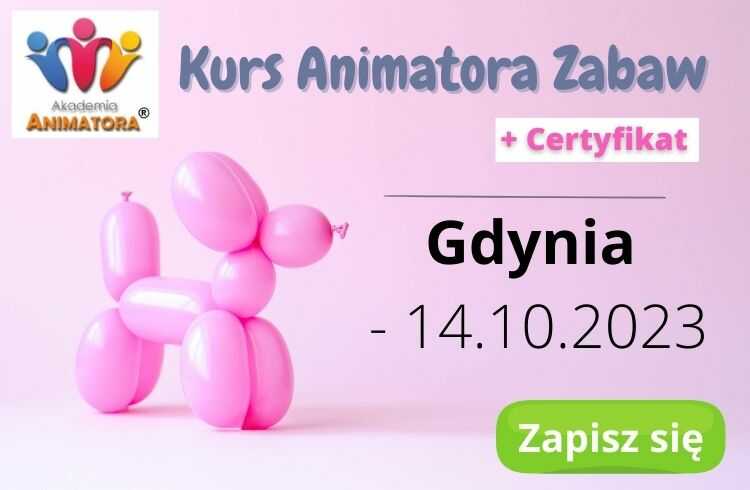 Kurs Animatora Gdynia 14.10.2023