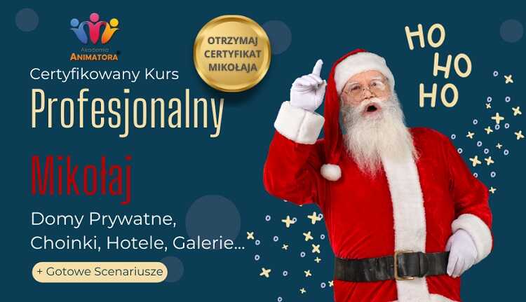 Kurs Profesjonalny Mikołaj - KursAnimatora.pl