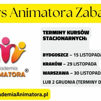 Kurs Animatora Zabaw - KursAnimatora.pl
