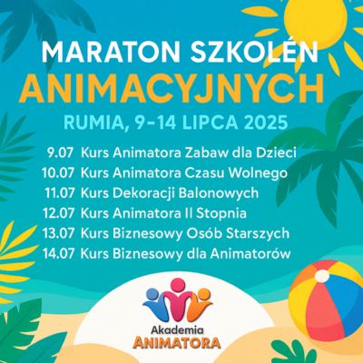 AkademiaAnimatora.pl - Szkolenia z Licencją na Zabawianie