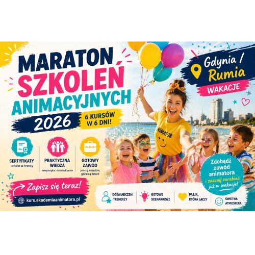 AkademiaAnimatora.pl - Szkolenia z Licencją na Zabawianie