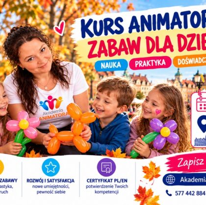Kurs Animatora Poznań – szkolenie 23.10.2026